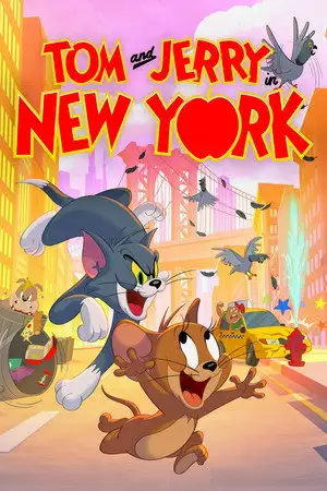 Tom et Jerry à New York - Saison 1 - Tom sans poil / Silence à la bibliothèque / Une chanson pour Toodles / Tom et la pièce porte-malheur – affiche
