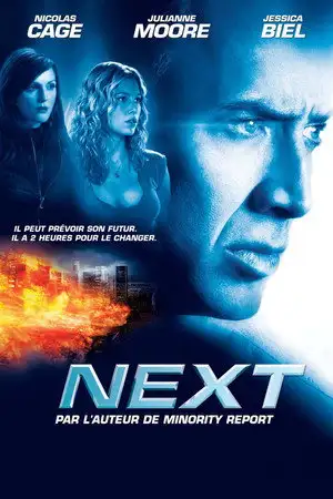 Next - Si vous pouvez voir le futur, vous pouvez le sauver. – affiche