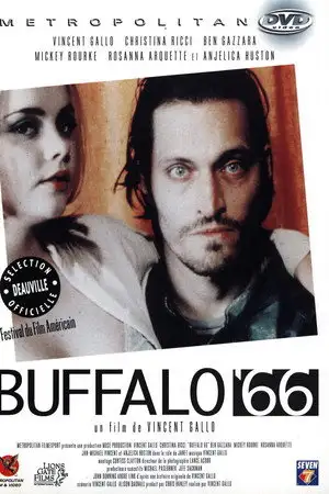 Buffalo '66 - Billy Brown vient de sortir de prison. Il va maintenant purger sa vraie peine de prison. Il va rentrer chez lui. – affiche