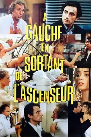 À gauche en sortant de l’ascenseur – affiche