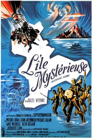 L'île mystérieuse - Saison 1 - L'évasion – affiche