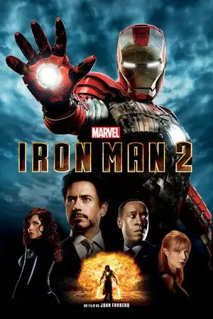 Iron Man 2 - Le masque tombe mais l'homme reste debout. – affiche