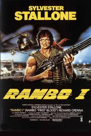 Rambo - « Eux ont versé le premier sang, pas moi ! » – affiche