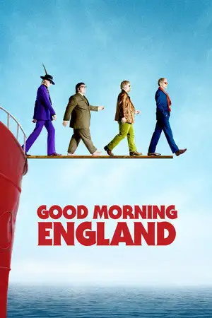 Good Morning England - 1 bateau. 8 DJ's. Zéro limite. – affiche