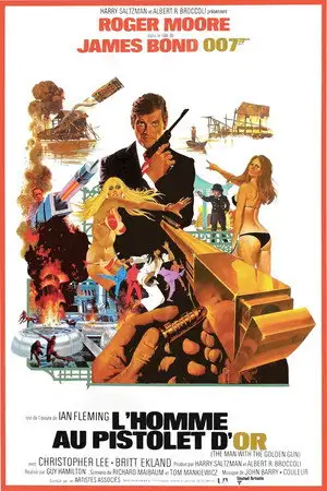 L'Homme au pistolet d'or - Il ne rate jamais sa cible et sa cible est maintenant 007. – affiche