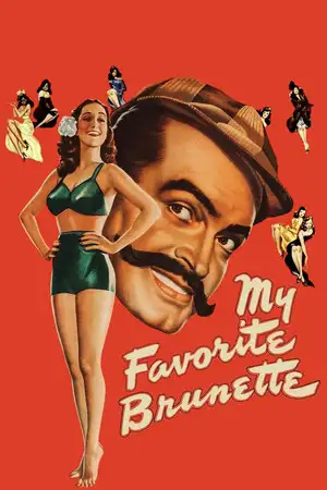 La brune de mes rêves – affiche