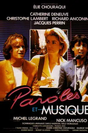Paroles et musique – affiche
