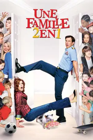 Une famille 2 en 1 - 2 parents, 18 enfants… tous aux abris ! – affiche