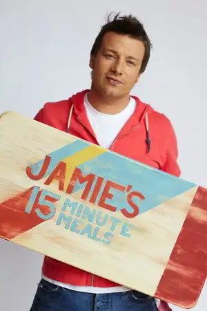 Jamie Oliver en 15 minutes - Saison 1 - Steak au foie et bacon et soupe mexicaine – affiche