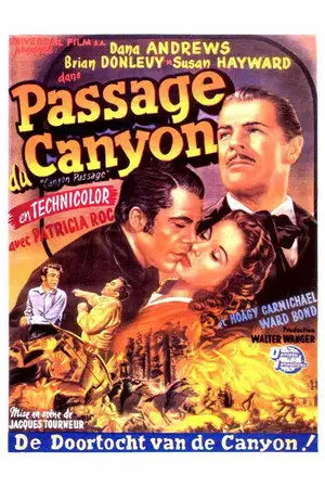 Le Passage du canyon – affiche